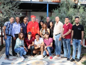 Kardinal Leonardo Sandri und Caritas in Jordanien